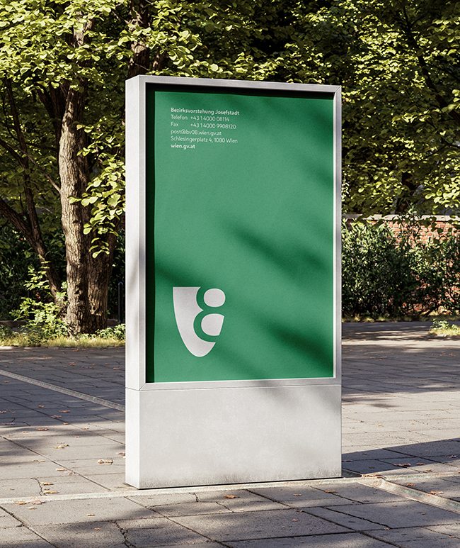 Bezirk Josefstadt Plakat